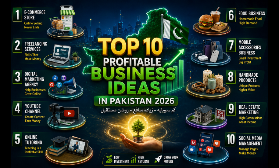 Top 10 Profitable Business Ideas in Pakistan 2026